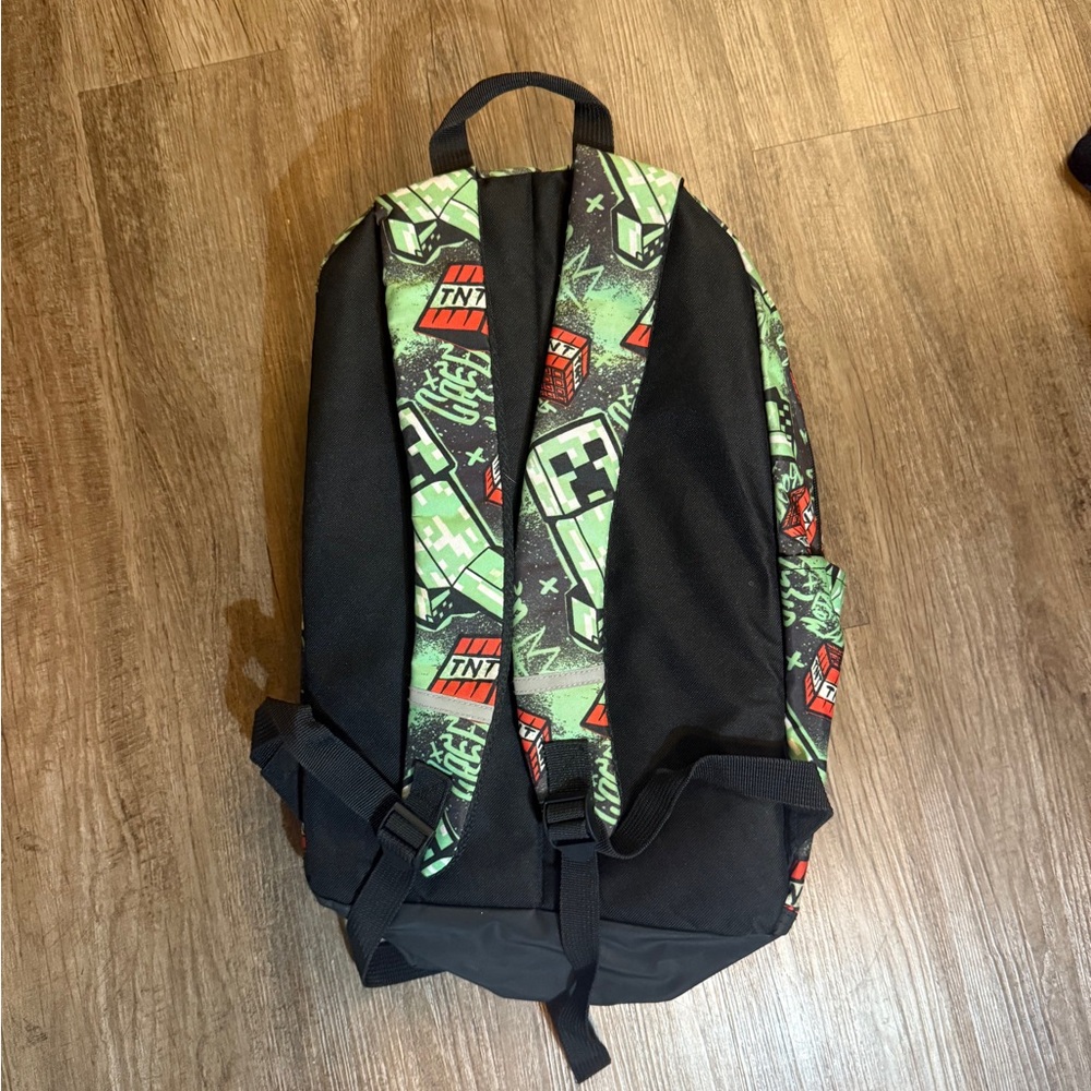 Minecraft Creeper Print Backpack - image 2